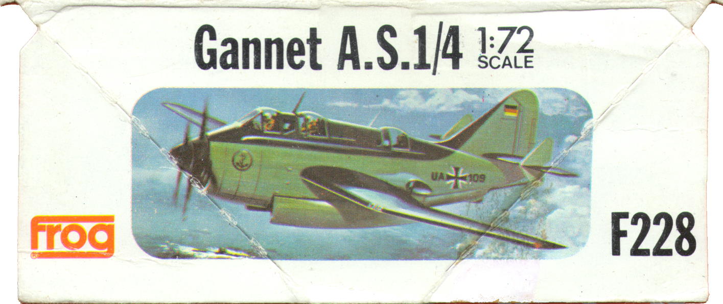 Верх коробки FROG F228 Fairey Gannet